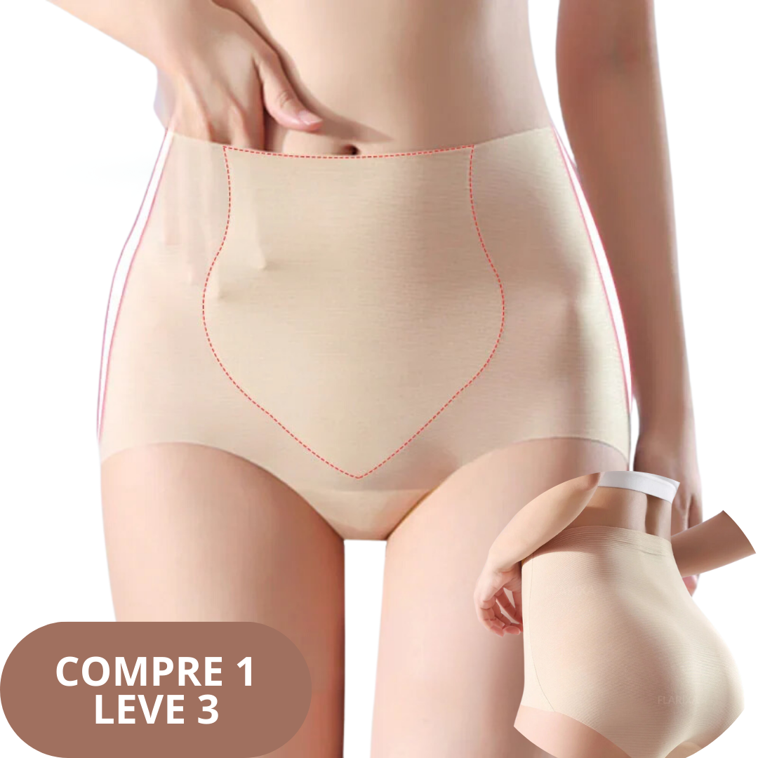 Kit Calcinha Confort Respirável De seda (COMPRE 1 LEVE 3)
