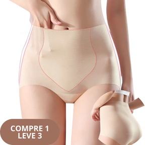 Kit Calcinha Confort Respirável De seda (COMPRE 1 LEVE 3)