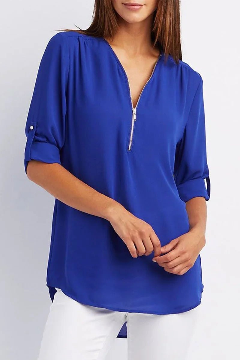 Blusa Feminina Gola V