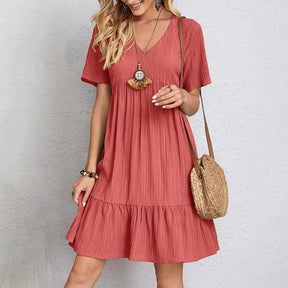 Vestido Feminino Verão Sólido