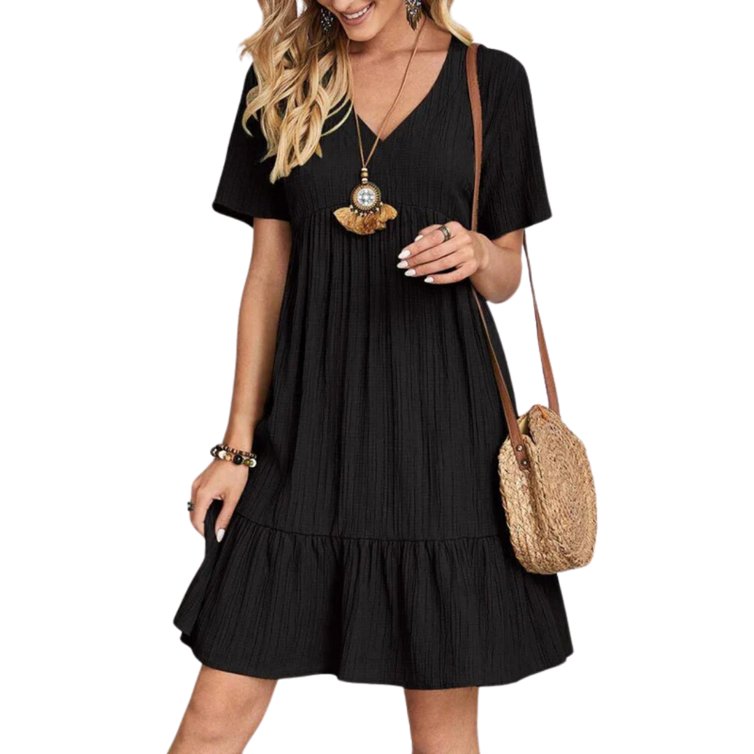Vestido Feminino Verão Sólido