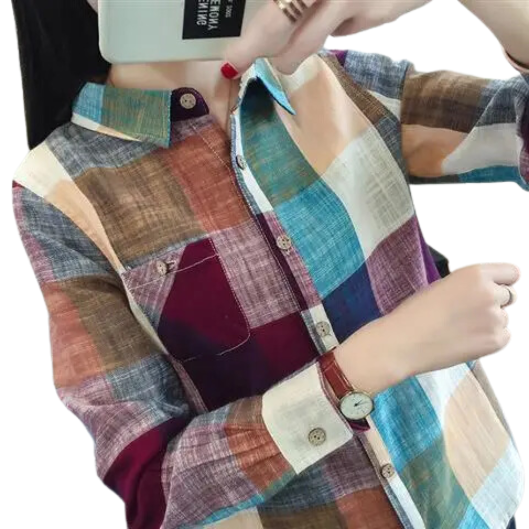 Blusa Feminina Xadrez