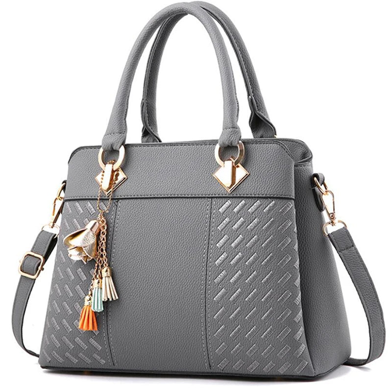 Bolsa feminina de couro transversal  Carme