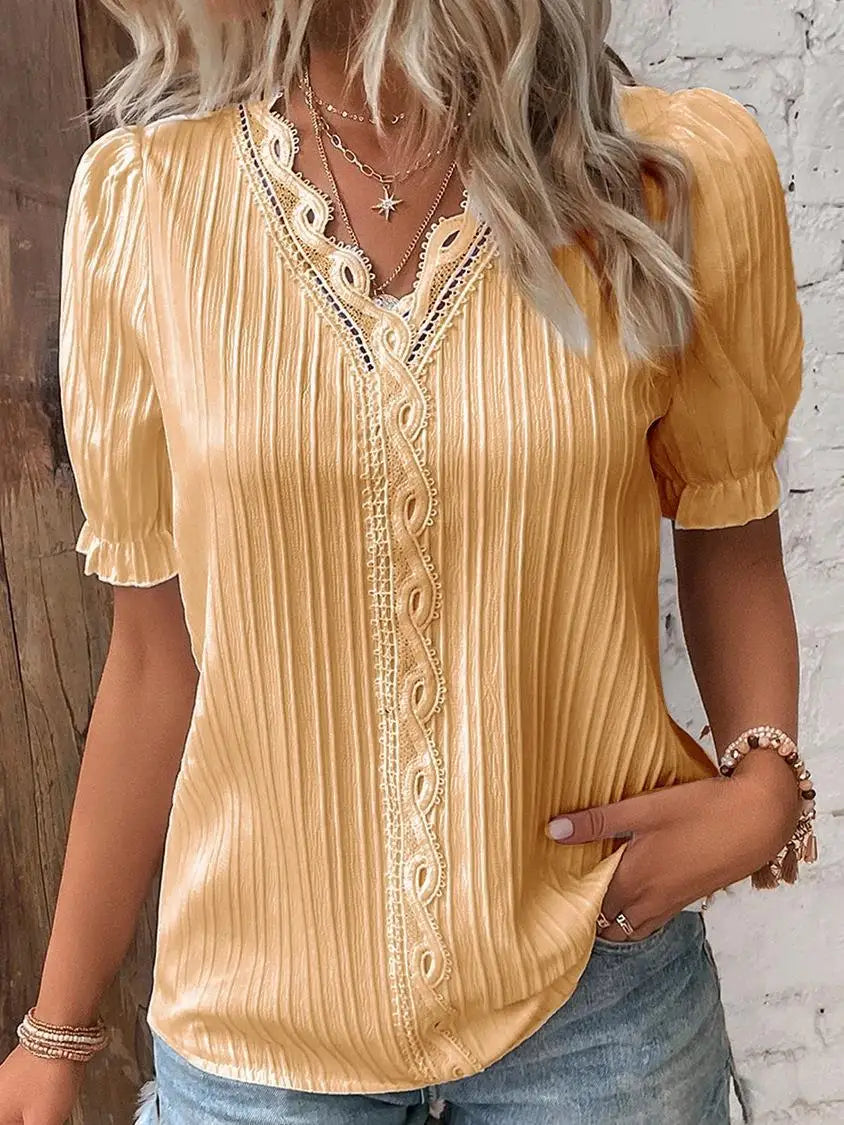 Blusa Feminina Verão Manga Curta