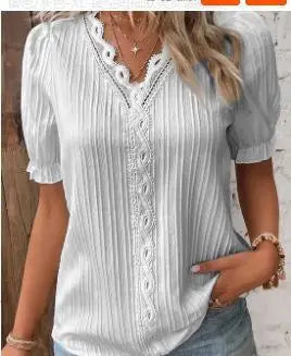 Blusa Feminina Verão Manga Curta