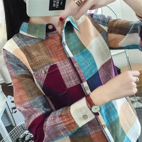 Blusa Feminina Xadrez