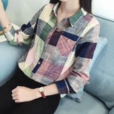 Blusa Feminina Xadrez