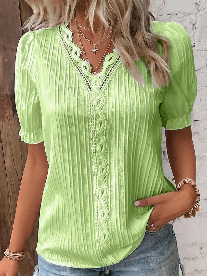 Blusa Feminina Verão Manga Curta