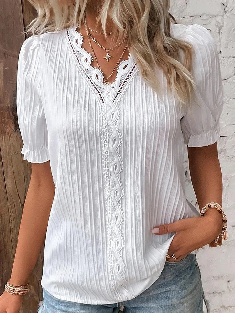 Blusa Feminina Verão Manga Curta