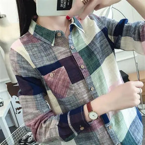 Blusa Feminina Xadrez