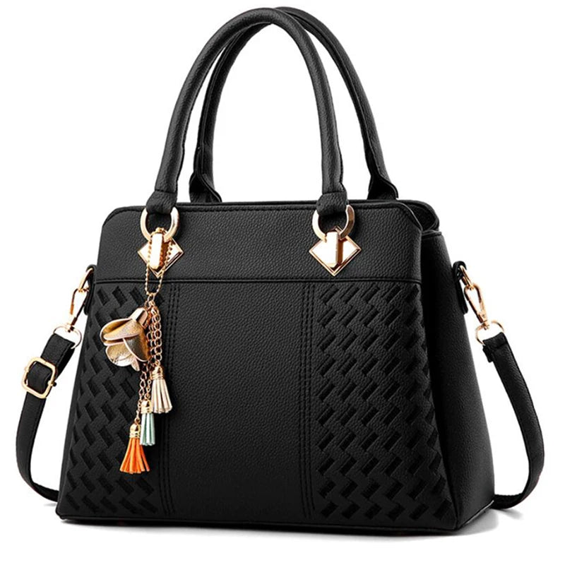 Bolsa feminina de couro transversal  Carme