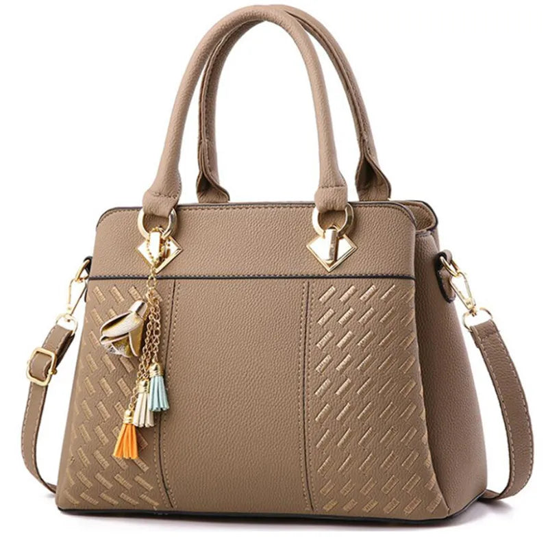 Bolsa feminina de couro transversal  Carme