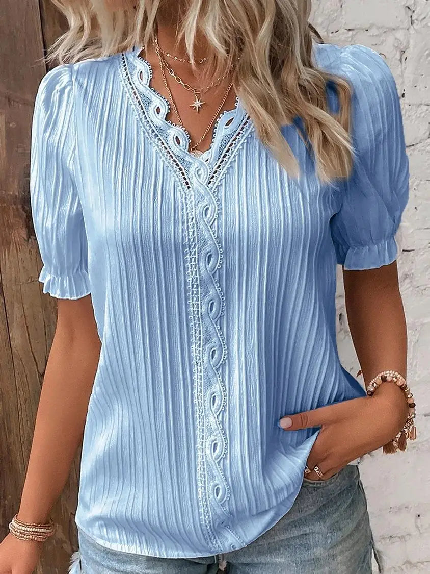 Blusa Feminina Verão Manga Curta