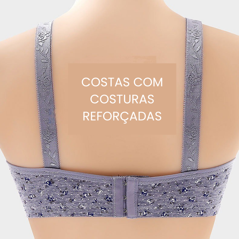 Sutiã Reforçado Sem Aro com Bojos Grandes Florida