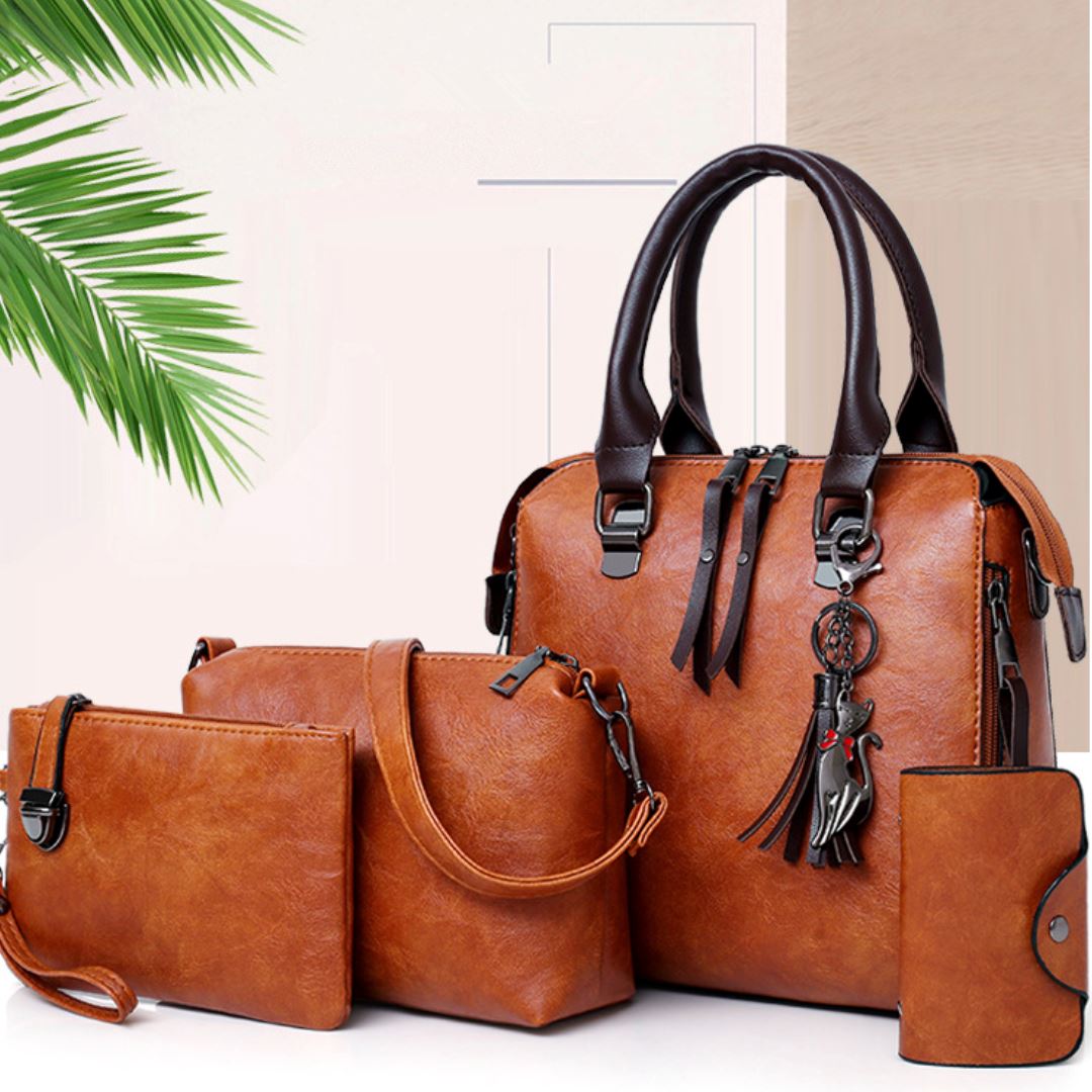 Bolsa Nature de Couro - Compre 1 Leve 4 [MEGA OFERTA PANOMA]